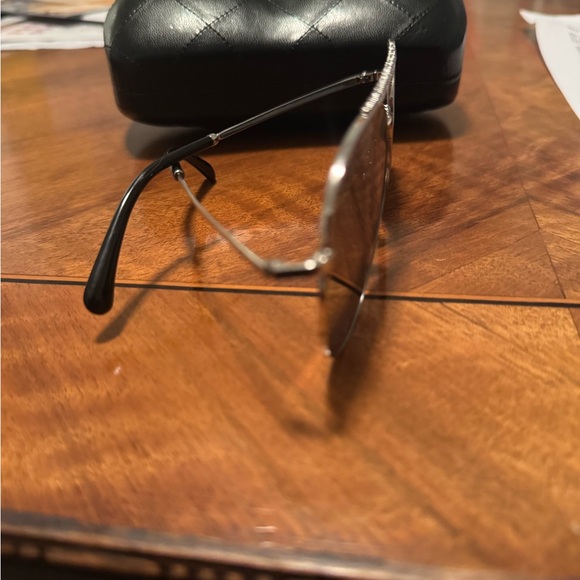 Chanel Pilot Interlocking CC Logo Sunglasses - Picture 7 of 9